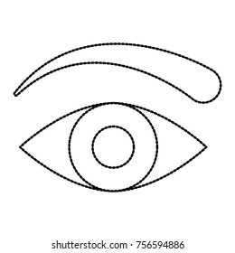 Human eye symbol