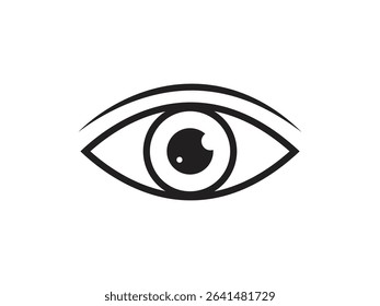 Human Eye vector Art Illustration 