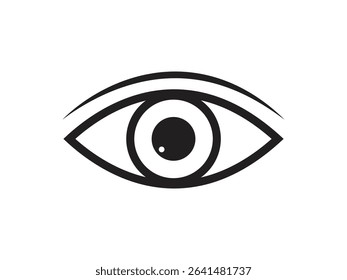 Human Eye vector Art Illustration 