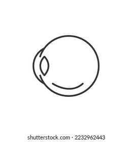 human eye vector icon optical and medical icon