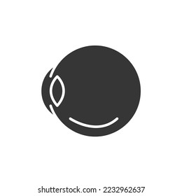 human eye vector icon optical and medical icon