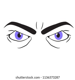 Human eyes  art vector.