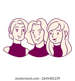 human face character vector image illustration