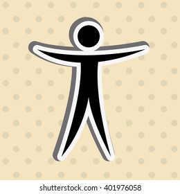 human figure design 