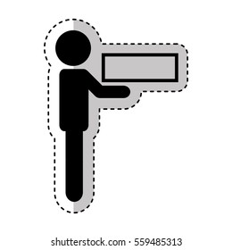 human figure isolated icon vector illustration design
