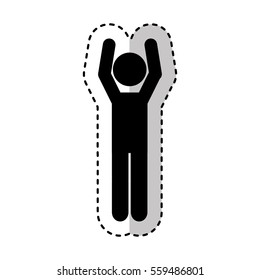 human figure isolated icon vector illustration design