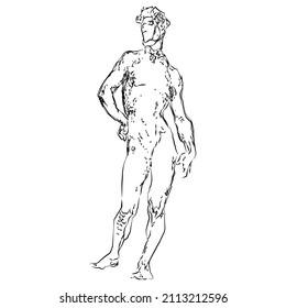 human figure line art image