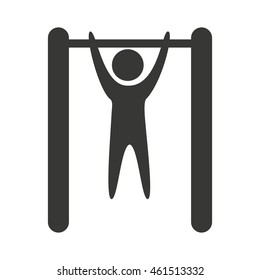 human figure silhoeutte lifestyle sport gym vector isolated graphic