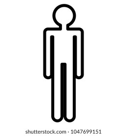 human figure silhouette icon