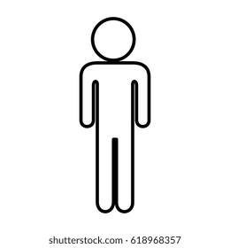human figure silhouette icon
