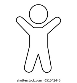 human figure silhouette icon