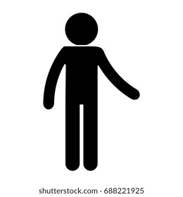 human figure silhouette icon