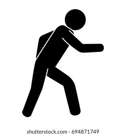 human figure silhouette icon