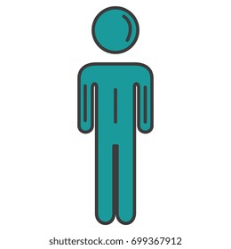 human figure silhouette icon
