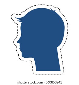 human figure silhouette icon vector illustration design