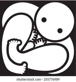 Human figure. Symbol. Vector.1