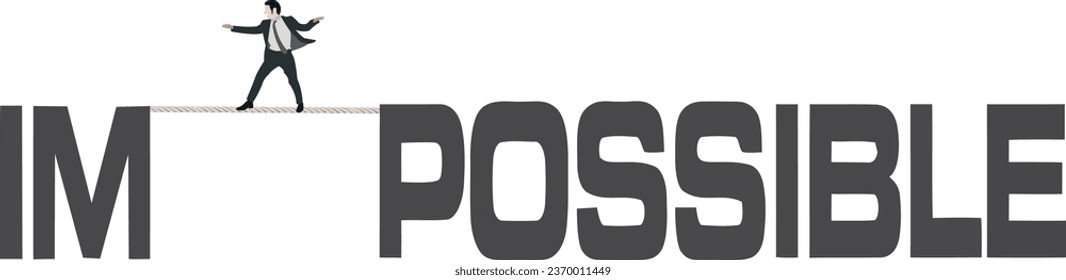 human figure walks over impossible writing