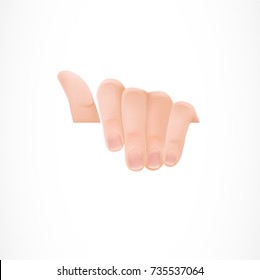 Human Fingers Holding Something