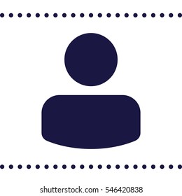 human, flat design style