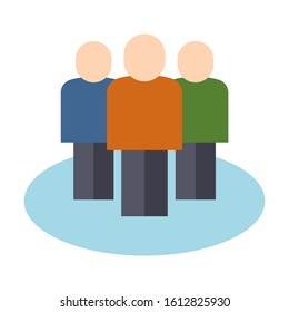 Human Resourсes flat vector color icon