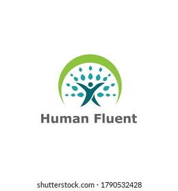 Human Fluent Logo Vector Templates
