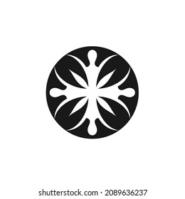 human folk symbol of the health community inspiring logo design