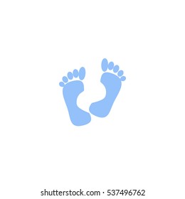 human foot, footprint, icon
