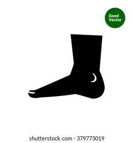Human foot icon