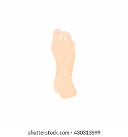 Human foot icon