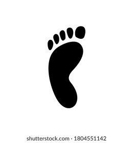 Human Footprint Human Person Icon On Stock Vector (Royalty Free ...