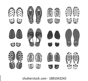 womens shoe prints walking