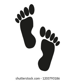human footprint icon
