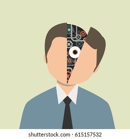 Human  gear in face
