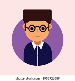 Ilustración y vector de caracteres geométricos humanos  