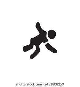 iconos de gestos humanos, varios movimientos, para sus símbolos o activos de diseño