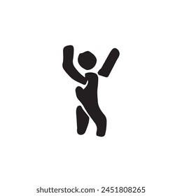 human gesture icons, various movements, for your symbols or design assets