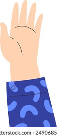 Ilustración vectorial del brazo humano