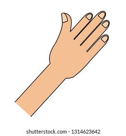 human hand cartoon