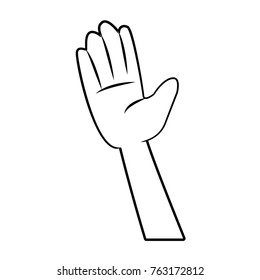 Human hand cartoon