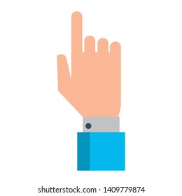 human hand cartoon. vector illustration graphic design.