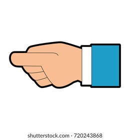 human hand catching icon