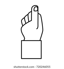 human hand catching icon