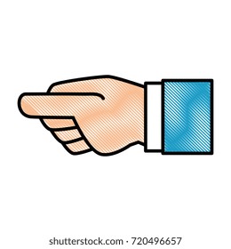human hand catching icon