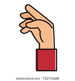 human hand catching icon