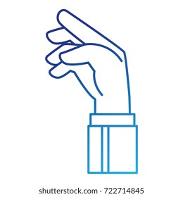 human hand catching icon