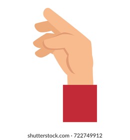 human hand catching icon