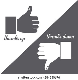 Human Hand design over white background, vector illustration
