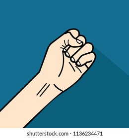 human hand, fist