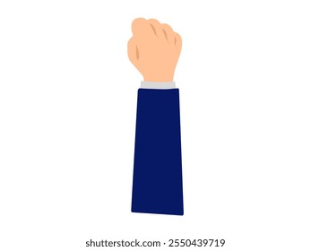 Human Hand Gestures Background Illustration