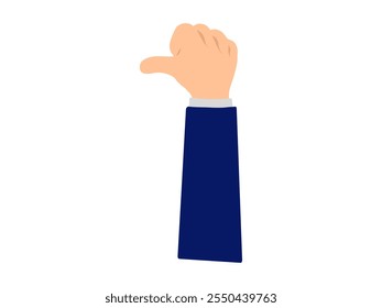 Human Hand Gestures Clipart Illustration